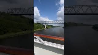 traveling the kielcanal germany aboard the oceaniacruises insignia ship [upl. by Intyre]