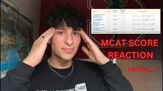 Crazy MCAT Score Reaction [upl. by Artemisia]