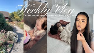 WFH with a 4 month old artipoppe review running home body with a baby nails grwm  giveaway [upl. by Attenahs]