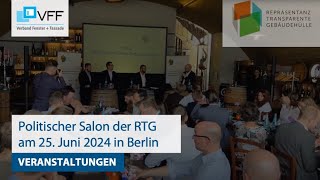 Politischer Salon der RTG am 25 Juni 2024 in Berlin [upl. by Atikim]