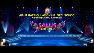 APJM Matriculation HrSec School Soosaipuram Karungal SALUS 20232024  Annual Day Celebration [upl. by Alejo452]