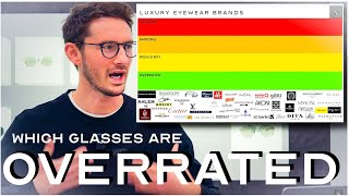 The Luxury Glasses TIER LIST 50 of the Worlds BEST Frame Brands [upl. by Him680]