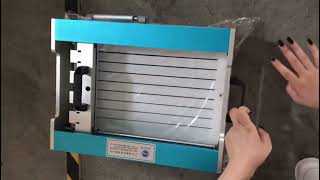 sample cutter testing from UAE customer UAE customer PVC film sample testing [upl. by Zzaj]