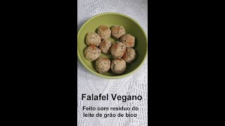 Falafel Vegano Assado  Feito com resíduo do leite de grão de bico shorts [upl. by Ardis]