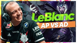 Is AP LeBlanc BETTER Than AD LeBlanc   G2 Caps [upl. by Derfiniw]