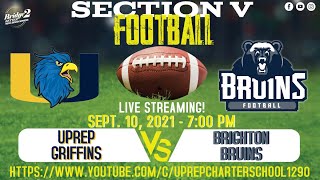 Section V Football  UPrep Griffins vs Brighton Bruins  91021 [upl. by Amber508]