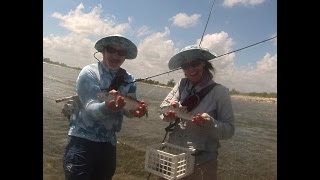 Fly Fishing Mexico Beach Bonefish in Mahahual [upl. by Ahsikit]