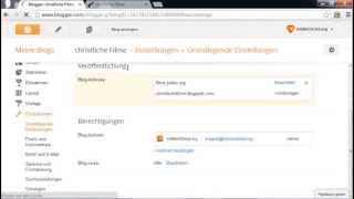 Tutorial Kostenlose Blog  Wie benutzt man Blogger  Eigene Internetseite  Bildergalerie  Hilfe [upl. by Ranique]