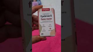 Sirona Portable Eyebrow amp Face razor review in HindiFace razor kaise use karte hainShorts [upl. by Elkin]