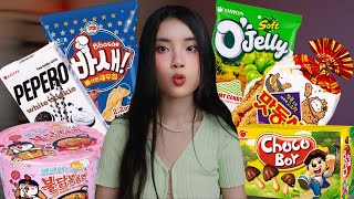 JE TESTE LES SNACKS PRÉFÉRÉS DES KPOP IDOLS [upl. by Atineg]