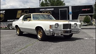 1972 Pontiac Grand Prix Hurst SSJ in White  Gold amp 455 Engine Sound My Car Story with Lou Costabile [upl. by Eelrahs974]