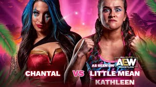 IHW Wrestling Sunfest 2023  Chantal vs LMK Little Mean Kathleen  Match 3 [upl. by Aizitel]