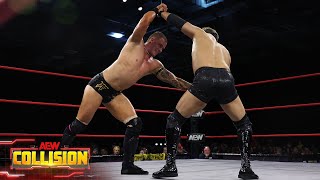 AEW Continental Classic Blue League Kazuchika Okada c vs Kyle Fletcher  12724 AEW Collision [upl. by Niknar]