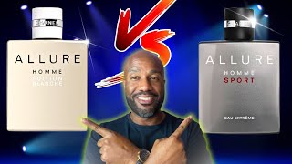 Allure Homme Edition Blanche VS Allure Homme Sport Eau Extreme Chanel Battle [upl. by Bakemeier]