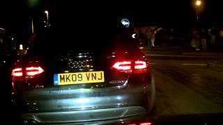 Birmingham car cruising A47 Star City C63 AMG  M3 Megane turbo  death wish clio driver and police [upl. by Durer]