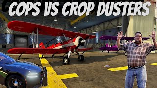 RUNNING FROM COPS IN CROP DUSTERS  GTA 5 RP [upl. by Sirdna]