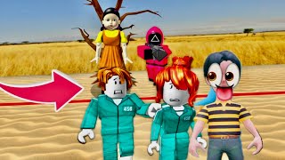 SOBREVIVENDO COM A GALERA NO ROBLOX SQUID GAME [upl. by Vidda]