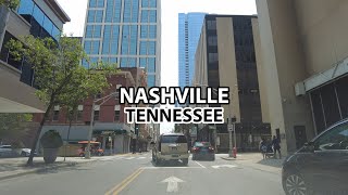 Nashville Tennessee  4K Downtown Tour [upl. by Lleret]