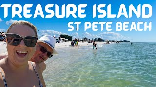 TREASURE ISLAND BEACH  ST PETE BEACH  NOVEMBER IN FLORIDA  SAND SCULPTURES  SANDING OVATIONS [upl. by Herr]