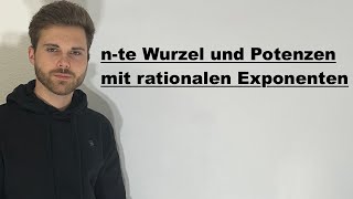 nte Wurzel und Potenzen mit rationalen Exponenten umschreiben berechnen  Verständlich erklärt [upl. by Siddon]