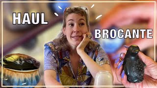 Vlog n° 59 I HAUL BROCANTE Des pépites à petits prix  Vêtements déco objets de curiosité [upl. by Nema]