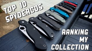 Top 10 Best Spyderco Knives [upl. by Aivatan808]