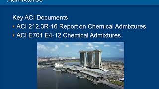 Introduction to What’s New in Chemical Admixtures [upl. by Ysus737]