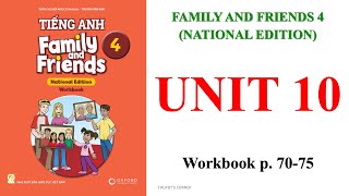 TIẾNG ANH 4 UNIT 10  DO THEY LIKE FISHING WORKBOOK FAMILY AND FRIENDS 4 NATIONAL EDITION EC [upl. by Hasin229]