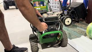 John Deere pr3000gh power washer [upl. by Aicnorev]