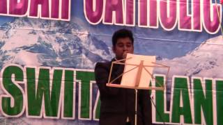 Syro Malabar Catholic Community Zürich Christmas Celebration 2015 Song by Simon Valiplackal [upl. by Anirat432]