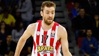 Assist of the Night Vangelis Mantzaris Olympiacos Piraeus [upl. by Naerb]