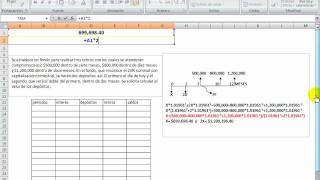 solución a problema de inversión segunda parte con excelScreenStreamavi [upl. by Spencer]