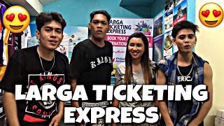 LARGA TICKETING EXPRESS Tacloban Leyte [upl. by Ayisan]