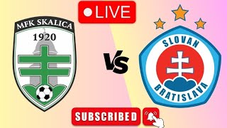 MFK Skalica VS Slovan Bratislavaaktualizácia výsledkov dnešného futbalového zápasu za rok 2024 [upl. by Karie799]