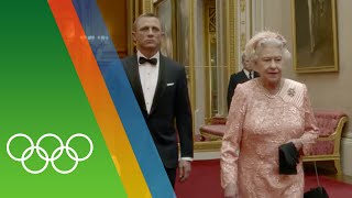 James Bond  London 2012 Opening Ceremony  Epic Olympic Moments [upl. by Latsirk]