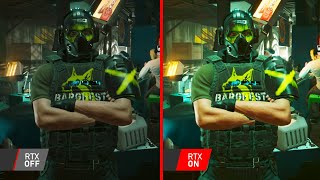 RX 6800 XT  Ray Tracing ON vs OFF Comparison  Cyberpunk 2077 Phantom Liberty 2 [upl. by Cila907]