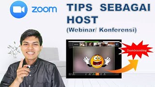 3 Hal yang harus dilakukan oleh Host Zoom meeting saat webinar [upl. by Bumgardner]