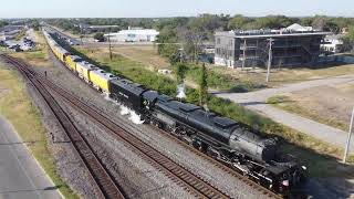 20241009  UP 4014 Big Boy in downtown Bryan TX [upl. by Audry987]