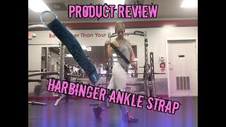 Harbinger ankle strap review amp exercises [upl. by Towland]