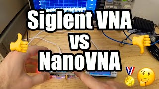 NanoVNA vs Siglent SVA1032X Comparing VNAs [upl. by Watson]