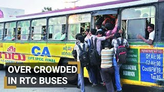 TSRTC Buses Shortage in Ibrahimpatnam Route [upl. by Oryaj]