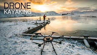 Drone Kayaking in Iceland [upl. by Taub665]