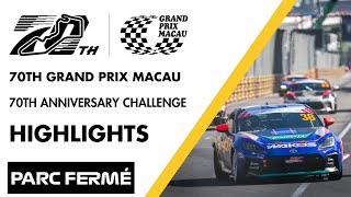 70th Macau Grand Prix  70th Anniversary Challenge  Sintesi [upl. by Anor]