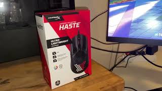 HyperX Pulsefire Haste unboxing [upl. by Araccat]