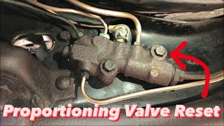 GM Proportioning Valve Reset [upl. by Sammer]