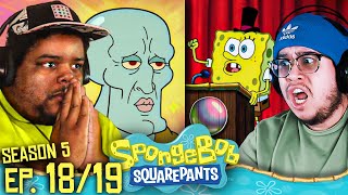 SpongeBob Season 5 Episode 18 amp 19 GROUP REACTION [upl. by Ferde]