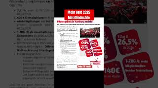 51 mehr Geld Einigung Metallindustrie igmetall tarifabschluss geld lohn gehalt [upl. by Karlyn]