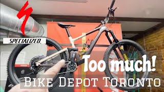 Specialized Brand New Enduro  Bike shop tour  Bike Depot  Toronto [upl. by Lasley994]