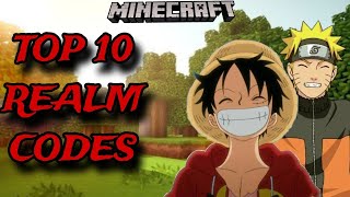 120 TOP 10 BEST REALM CODES FOR MINECRAFT BEDROCK EDITION [upl. by Fatimah227]