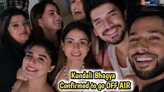 Kundali Bhagya Off Air News 😳 Last Episode Date Conformed  Kundali bhagya update [upl. by Corine992]